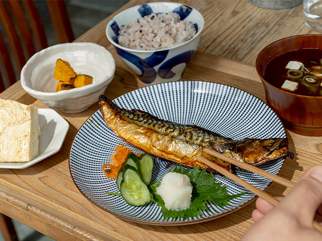 ものすごい鯖定食