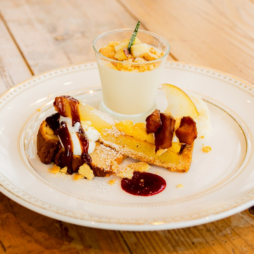 りんごづくしプレート