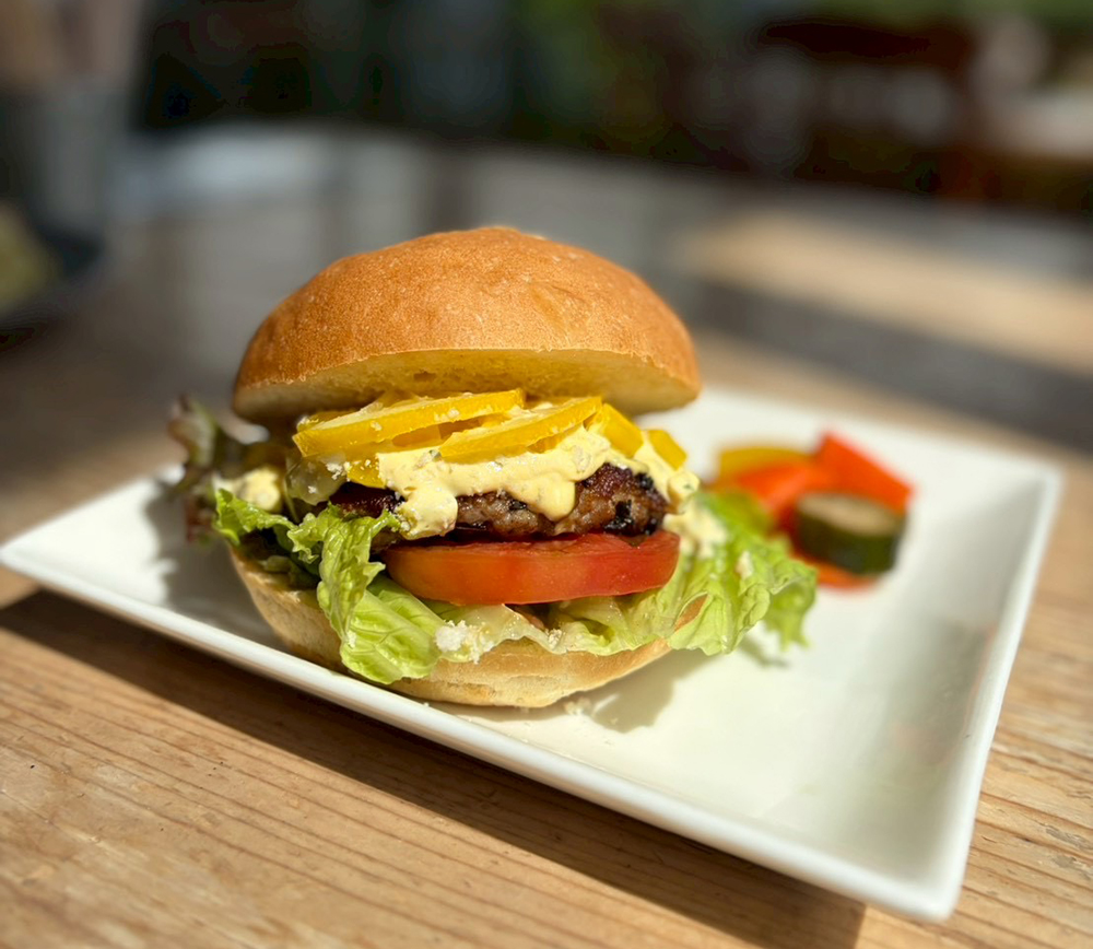 特製レモンタルタルソースの爽快バーガー